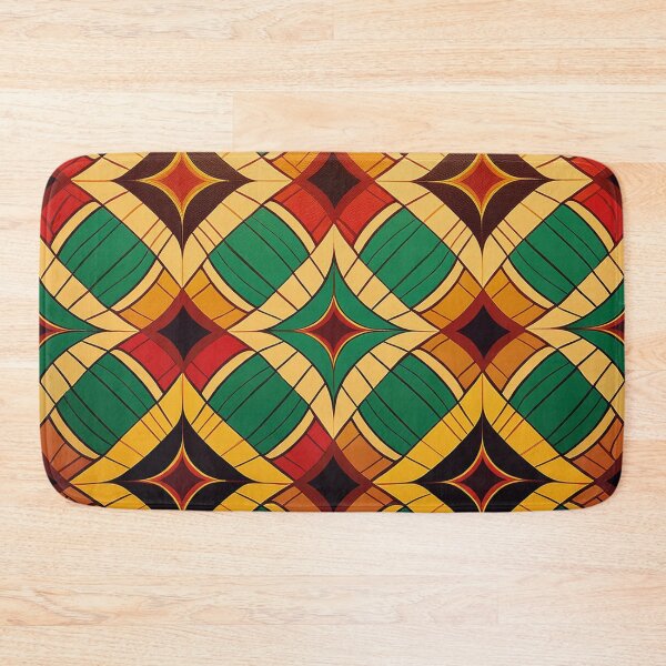 Item preview, African abstract in red,green and yellow designed and sold by Photopat.