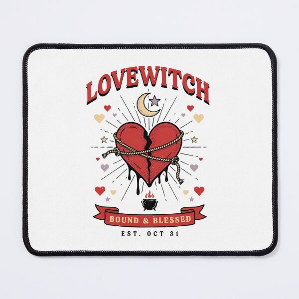 Item preview, Lovewitch Bound Heart Halloween Design Graphic Tee v1 designed and sold by DarylWelsh2024.