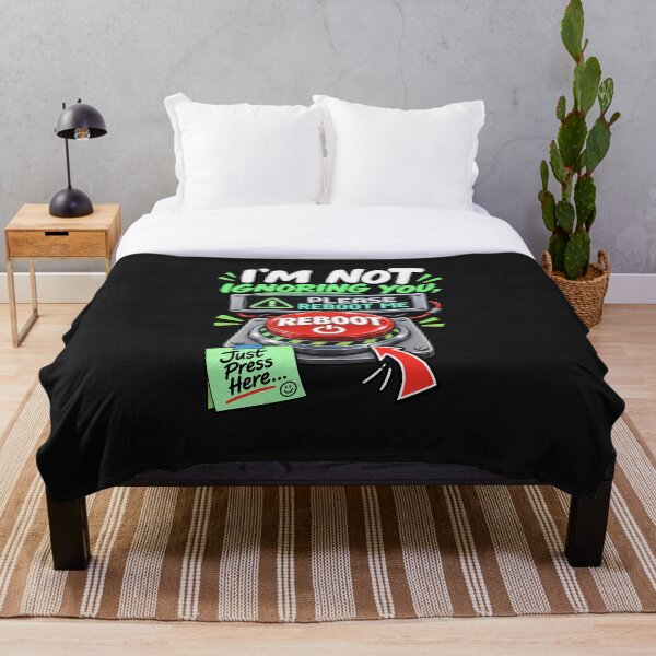 Item preview, No te estoy ignorando, por favor reiníciame - Botón divertido de "Por favor reiníciame" designed and sold by Genius Geek.