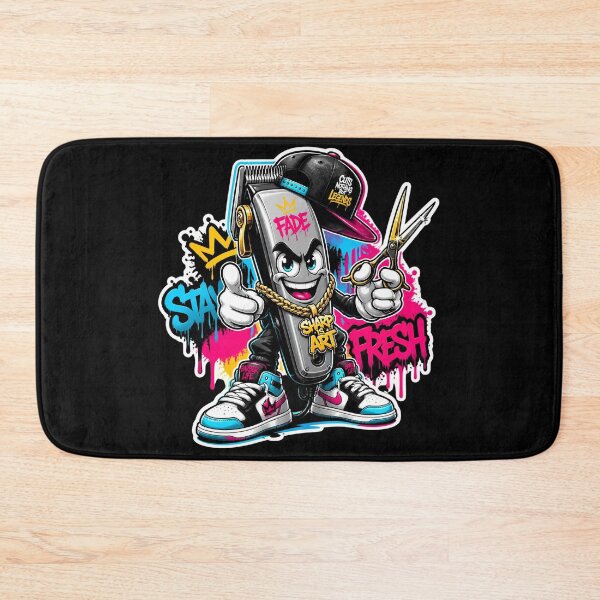 Item preview, Stay Fresh Streetwear Barber Clipper Cartoon Art designed and sold by Barber MD Culture.