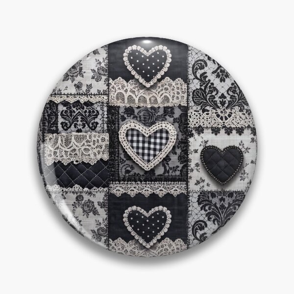 Item preview, Patchwork Hearts designed and sold by JacquiTaylorArt.