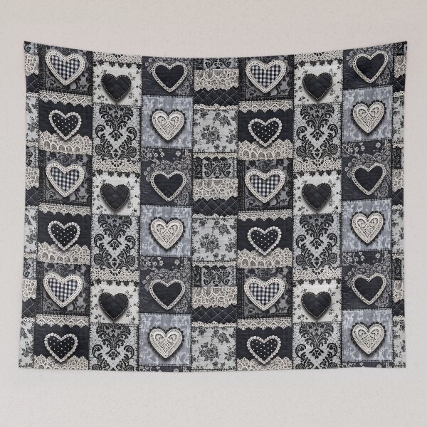 Item preview, Patchwork Hearts designed and sold by JacquiTaylorArt.