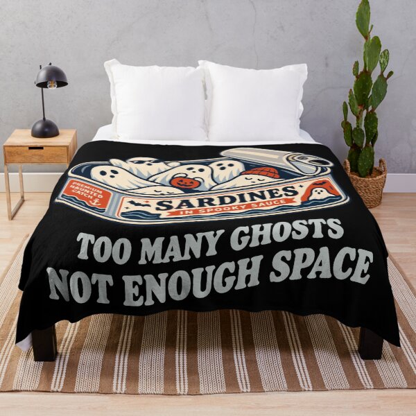 Item preview,  Vintage Halloween Sardine Can – Too Many Ghosts, Not Enough Space  designed and sold by Skryp-art.
