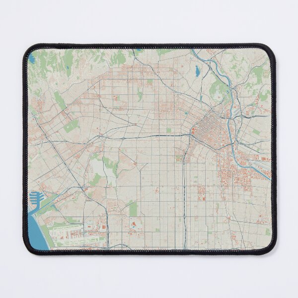 Item preview, Los Angeles Minimalistic Map Art designed and sold by MapsNerd.