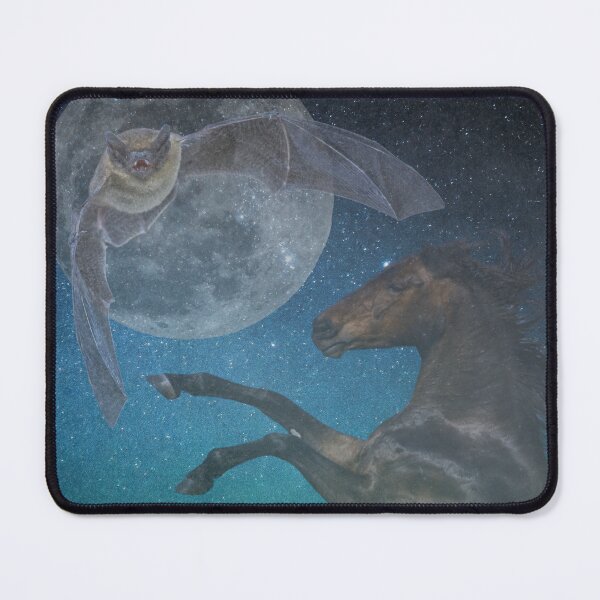 Item preview, Vampire Bat Horse Moon designed and sold by GeoGoose.