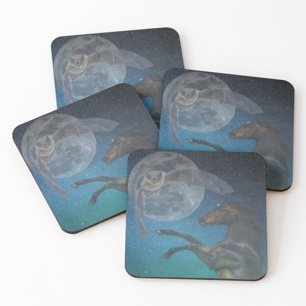 Item preview, Vampire Bat Horse Moon designed and sold by GeoGoose.