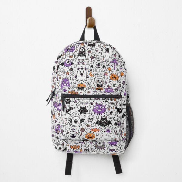Item preview, Spooky Cute Monster Doodle Pattern designed and sold by i-corp.