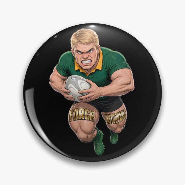 Item preview, Force Unstoppable Rugby Player - South Africa Rugby designed and sold by Danh Style.