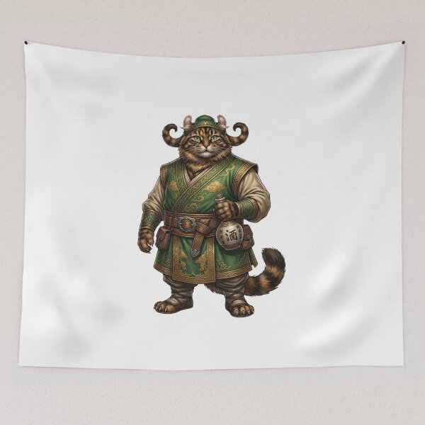 Item preview, Drunken Fist Cat – Kung Fu Master Martial Arts Cat designed and sold by TOOBIC.