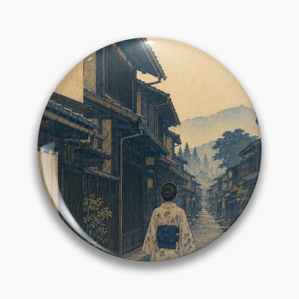 Item preview, Early Morning in Hida Takayama Japan designed and sold by KEISAI-Japan.