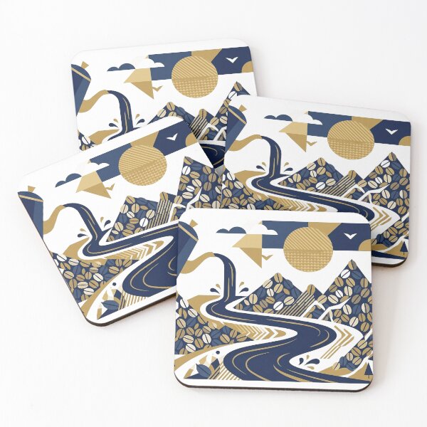 Item preview, The Abstract Coffee Landscape designed and sold by Nacrot.