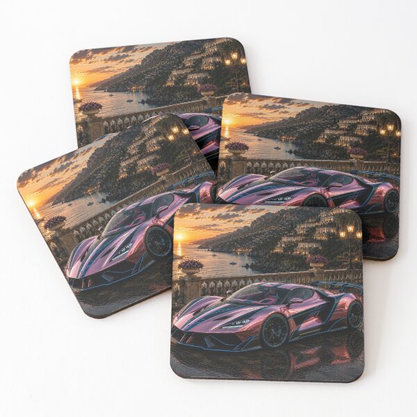 Item preview, Rose Titanium — Metallic Pink Luxury Supercar designed and sold by ZYVARENNE.