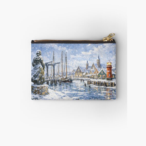 Item preview, Stavoren in the Netherlands painting – a winter scene in this beautiful European place. designed and sold by GalleryKauffeld.