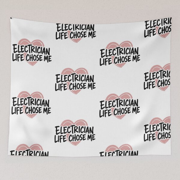 Item preview, Electrician Life Chose Me Funny Electrical Trade Worker Quote designed and sold by raedattia.