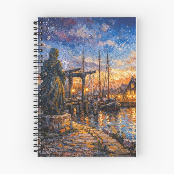 Item preview, Stavoren by night, the Netherlands – A Beautiful place in Europe. designed and sold by GalleryKauffeld.