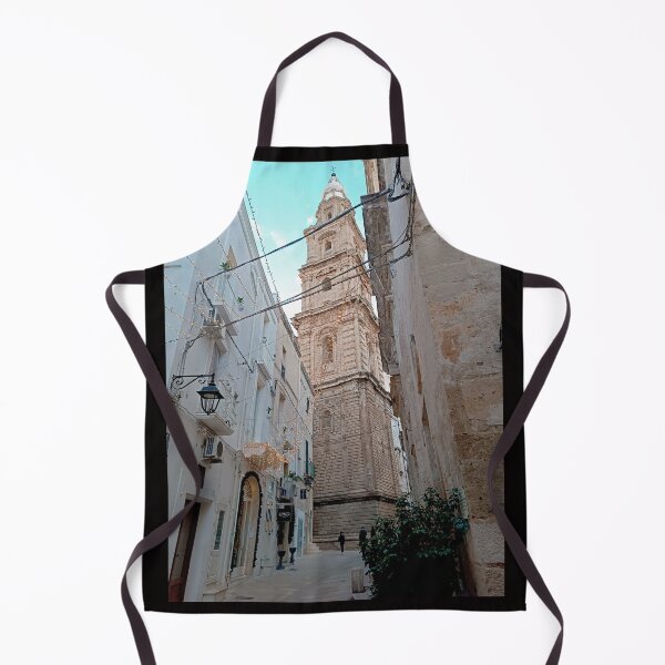 Item preview, Monopoli Cathedral Bell Tower - Historic Alley in Puglia Italy designed and sold by EpicVistas.