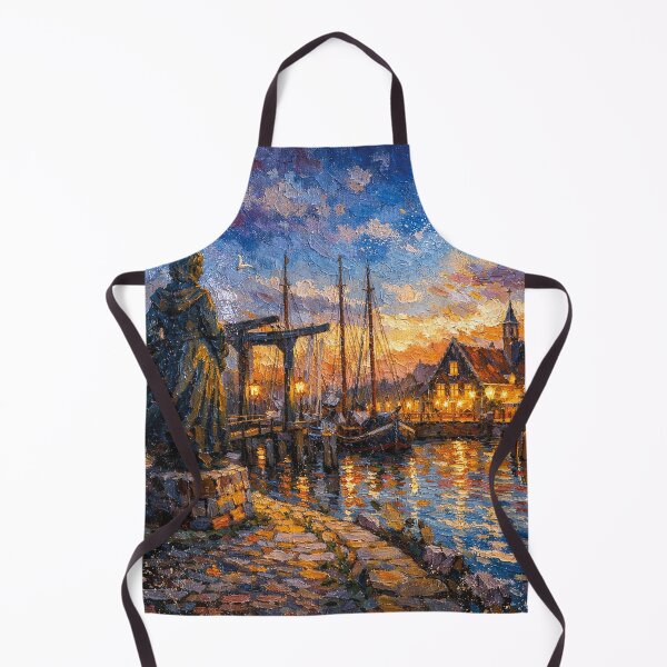 Item preview, Stavoren by night, the Netherlands – A Beautiful place in Europe. designed and sold by GalleryKauffeld.