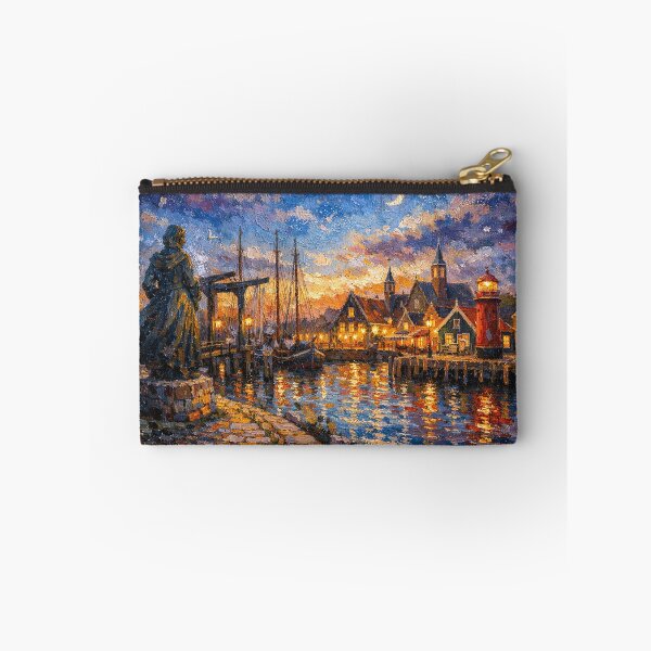 Item preview, Stavoren by night, the Netherlands – A Beautiful place in Europe. designed and sold by GalleryKauffeld.