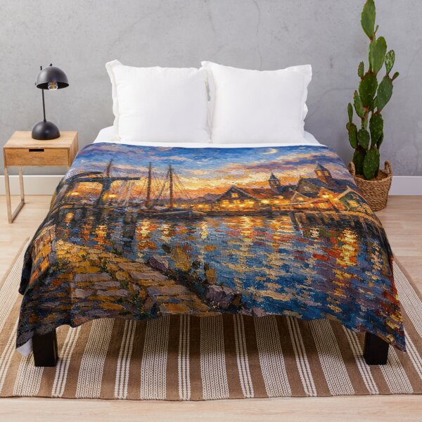 Item preview, Stavoren by night, the Netherlands – A Beautiful place in Europe. designed and sold by GalleryKauffeld.