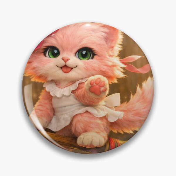 Item preview, Mimi Mew Riding a Broom – Funny Cute Cat Who Thinks She Can Fly designed and sold by Lalala cute.