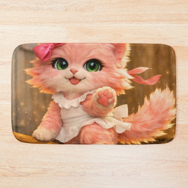 Item preview, Mimi Mew Riding a Broom – Funny Cute Cat Who Thinks She Can Fly designed and sold by Lalala cute.