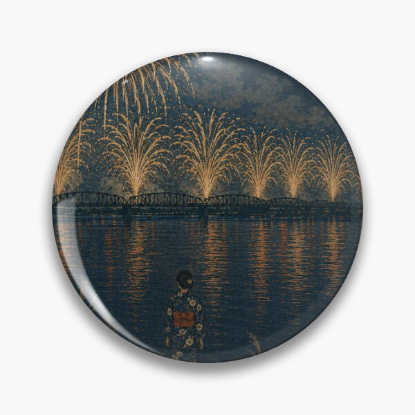 Item preview, Nagaoka Fireworks Over Shinano River Japan designed and sold by KEISAI-Japan.