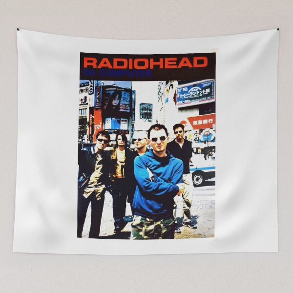 Item preview, Radiohead OK Computer Tokyo Japan 90s Alternative Rock Band Poster designed and sold by seLaleeeNamha.