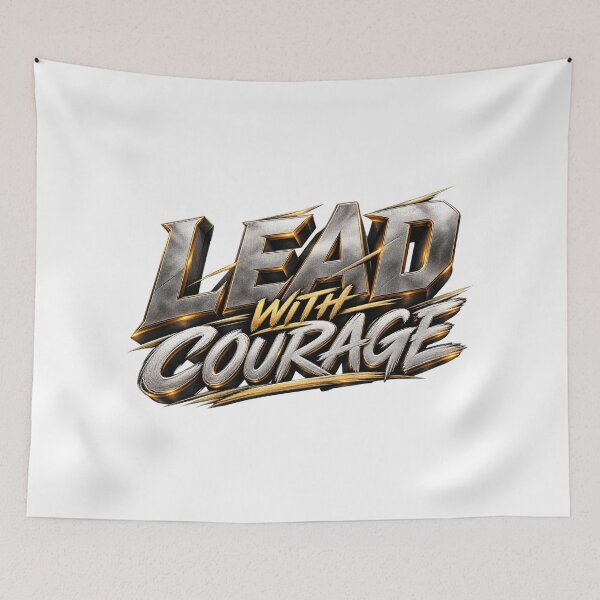 Item preview, Lead With Courage designed and sold by bolaAura.