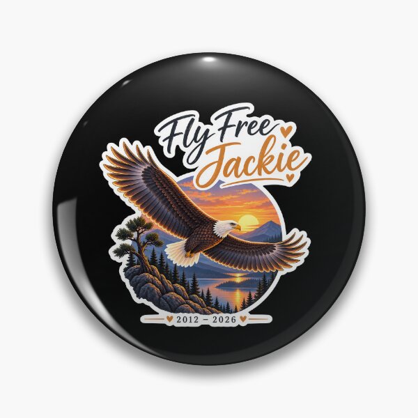 Item preview, Fly Free Jackie Big Bear Eagle Tribute designed and sold by Lina Caro.