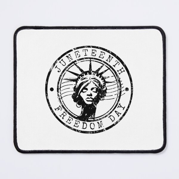 Item preview, Juneteenth Freedom Day Vintage Black Rubber Stamp designed and sold by chaaval.