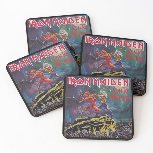 Item preview, Run To The Hills Irons Maidens Poster designed and sold by usgolnaro.