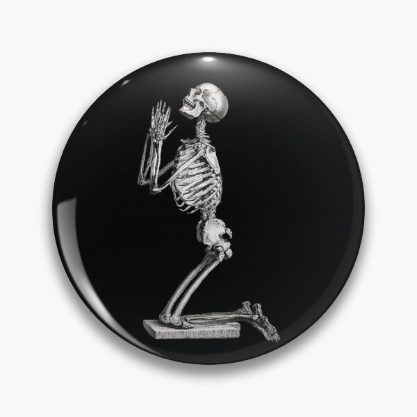 Item preview, Praying Skeleton on Ebony designed and sold by Wry.
