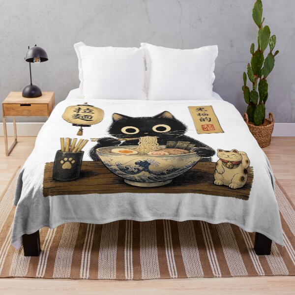 Item preview, Kawai Ramen Cat Japanese Noodles designed and sold by TypeRiotStudio.