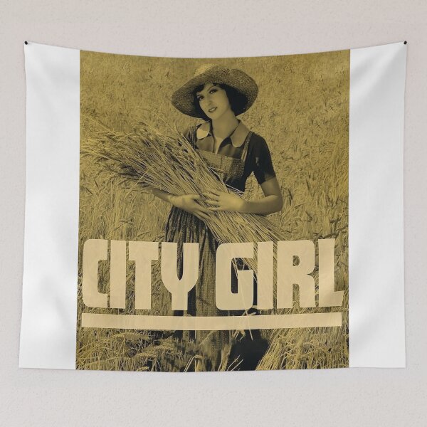 Item preview, Vintage City Girl Retro 1930s Farm Poster designed and sold by barboshans22.