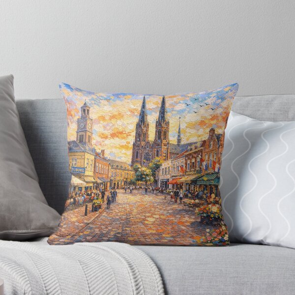 Item preview, A painting of Tilburg, the Netherlands – A Beautiful place in Europe. designed and sold by GalleryKauffeld.