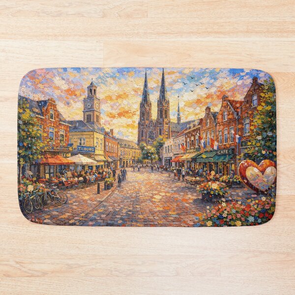 Item preview, A painting of Tilburg, the Netherlands – A Beautiful place in Europe. designed and sold by GalleryKauffeld.
