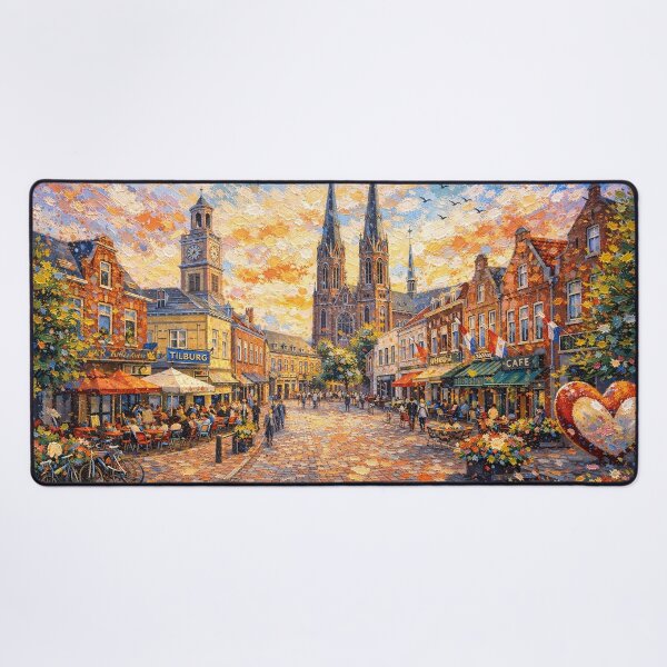 Item preview, A painting of Tilburg, the Netherlands – A Beautiful place in Europe. designed and sold by GalleryKauffeld.