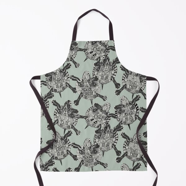 Item preview, turtle party sage mist designed and sold by scrummy.