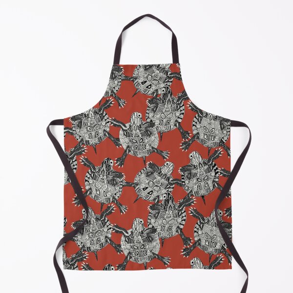 Item preview, turtle party coral red designed and sold by scrummy.