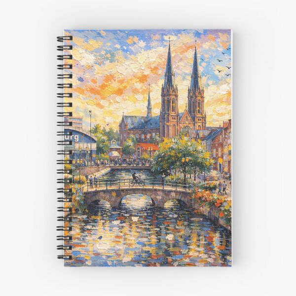Item preview, Tilburg painting, the Netherlands – A Beautiful place in Europe. designed and sold by GalleryKauffeld.