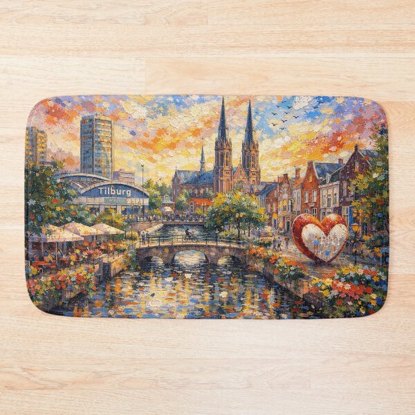 Item preview, Tilburg painting, the Netherlands – A Beautiful place in Europe. designed and sold by GalleryKauffeld.