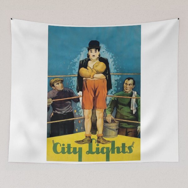 Item preview, City Lights 1931 Vintage Boxing Comedy Poster designed and sold by barboshans22.