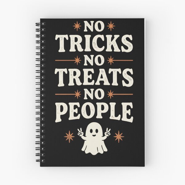 Item preview, No Tricks No Treats No People Halloween Introvert Antisocial Humor designed and sold by w66aboo.