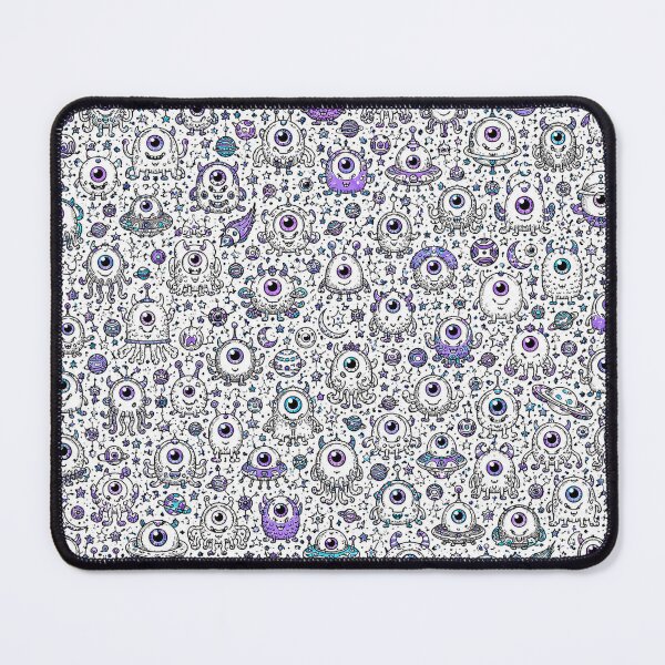 Item preview, Cosmic Cyclops Monster Doodle Pattern designed and sold by i-corp.