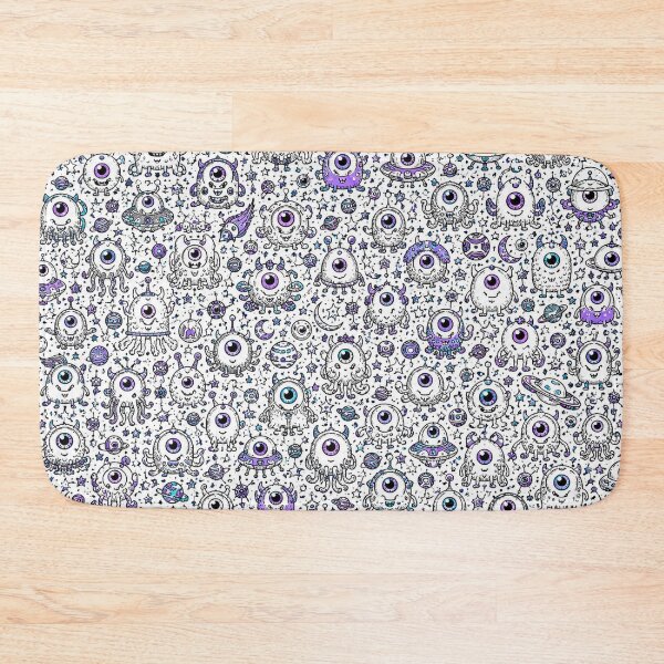 Item preview, Cosmic Cyclops Monster Doodle Pattern designed and sold by i-corp.