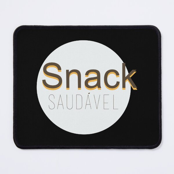 Item preview, Snack Saudavel Healthy Food Badge Logo designed and sold by Ulrike M 	 Werner.