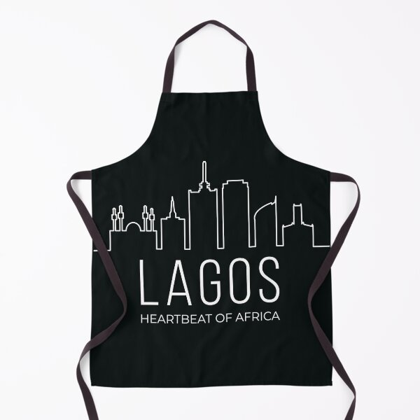 Item preview, Lagos Nigeria Heartbeat Of Africa | Minimalist Skyline designed and sold by MammothArt.