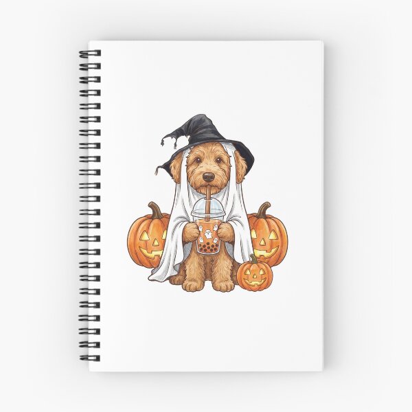 Item preview, Goldendoodle Ghost and Boba Cute Halloween Dog Humor designed and sold by hemagamo.