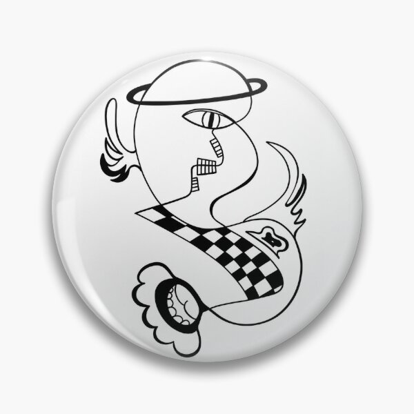Item preview, Surreal Creatures Playing Chess Doodle designed and sold by EttyArtDoodles.
