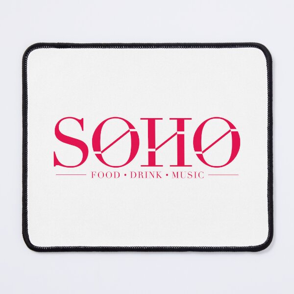 Item preview, SOHO Food Drink Music Modern Serif Logo designed and sold by Ulrike M Werner.
